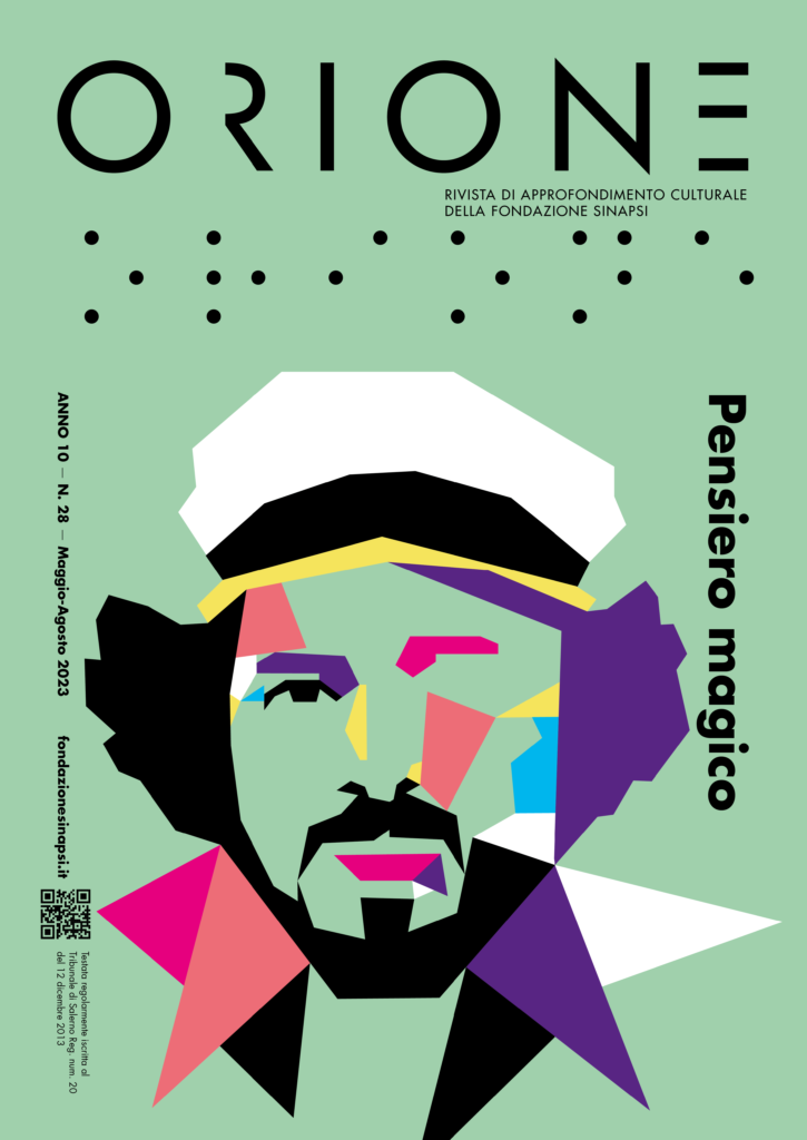 Orione 28 - Il pensiero magico - Copertina di Bruna Pallante, Omaggio a Vinicio Capossela